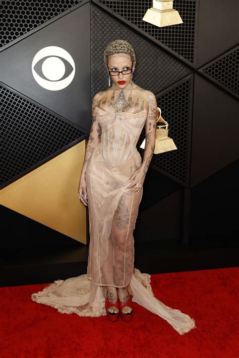 doja cat sexy naked|Doja Cat Wore the Most Naked Dress Ever to the 2024 Grammys.